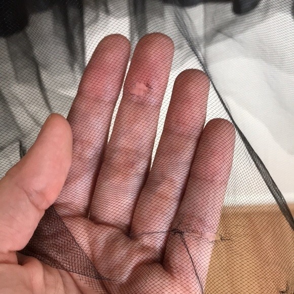 Rimini ladies black lace tutu one of a kind tulle dark skirt size 2 - Picture 12 of 12